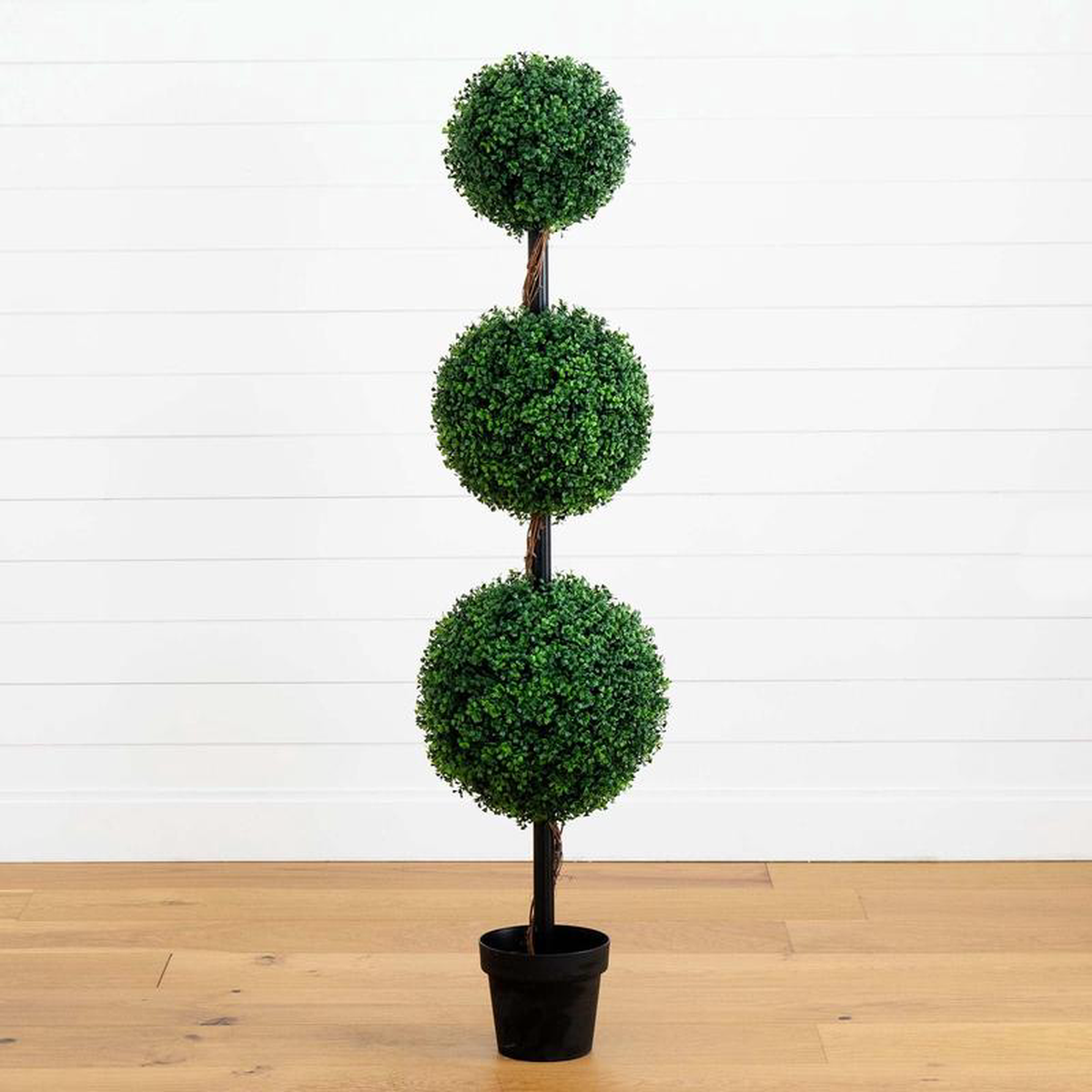 5 Artificial Triple Ball Boxwood Topiary Tree (Indoor/Outdoor)