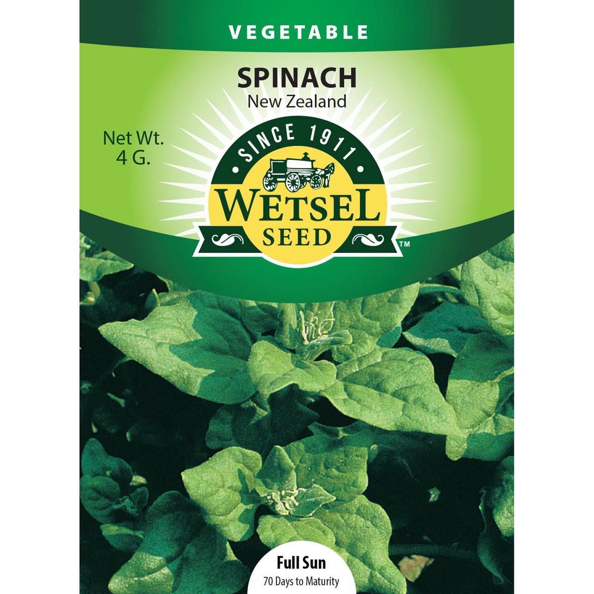Wetsel Seed New Zealand Spinach Seed