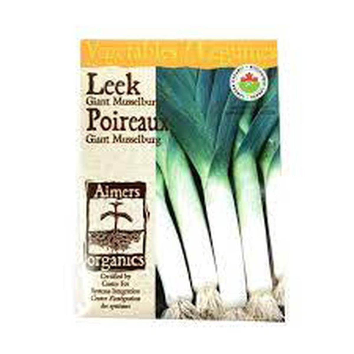 Aimers Organic Leek Musselburg Seed Packet