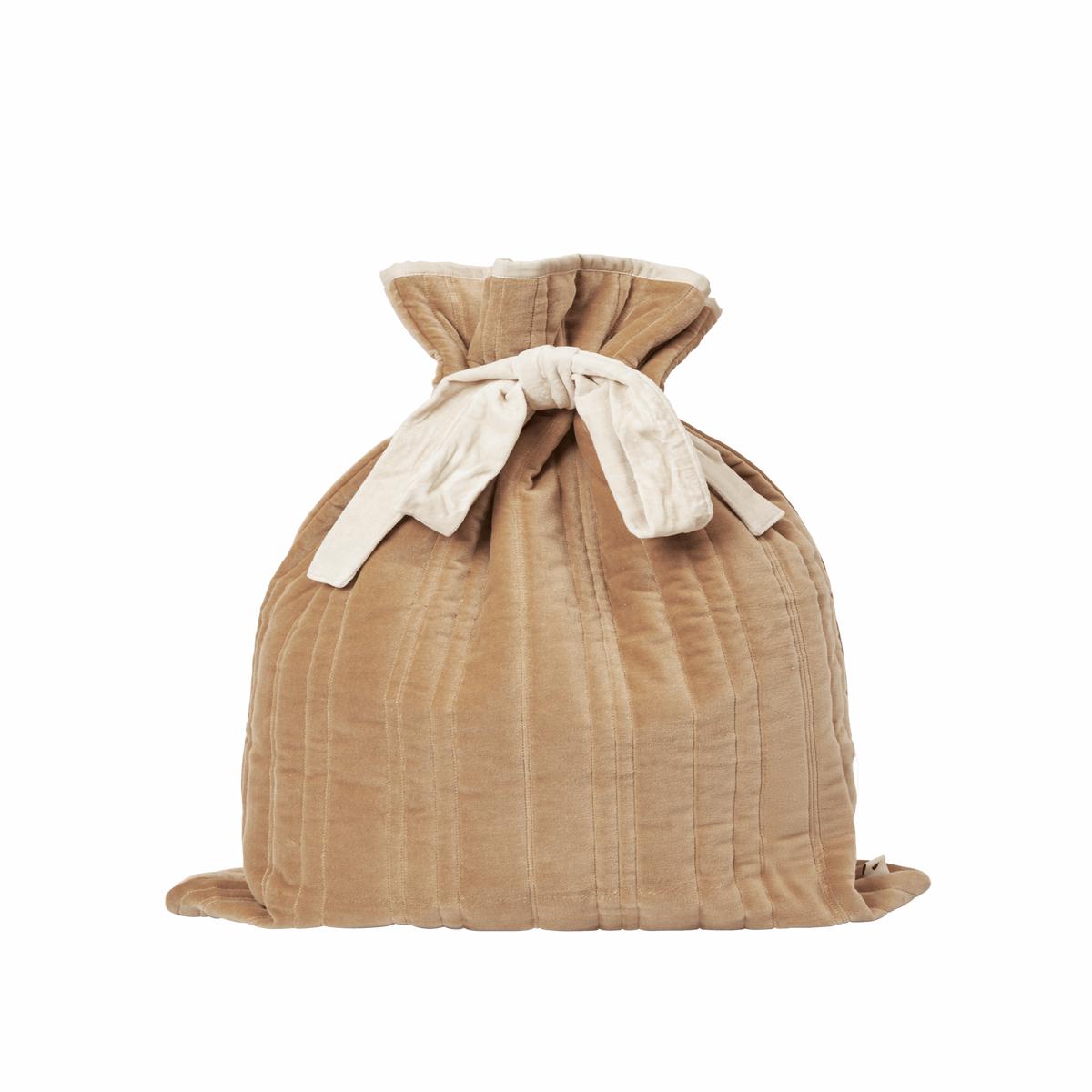 Vari Quilted Sack - Velvet - Tan