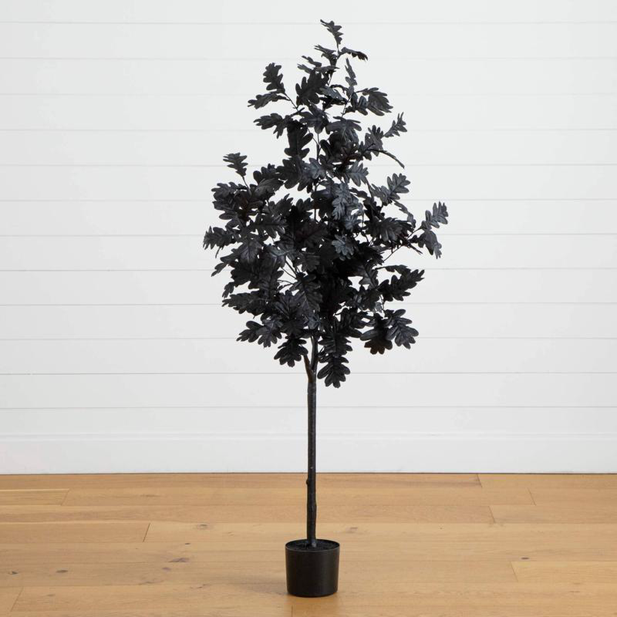 5 Artificial Halloween Black Oak Tree