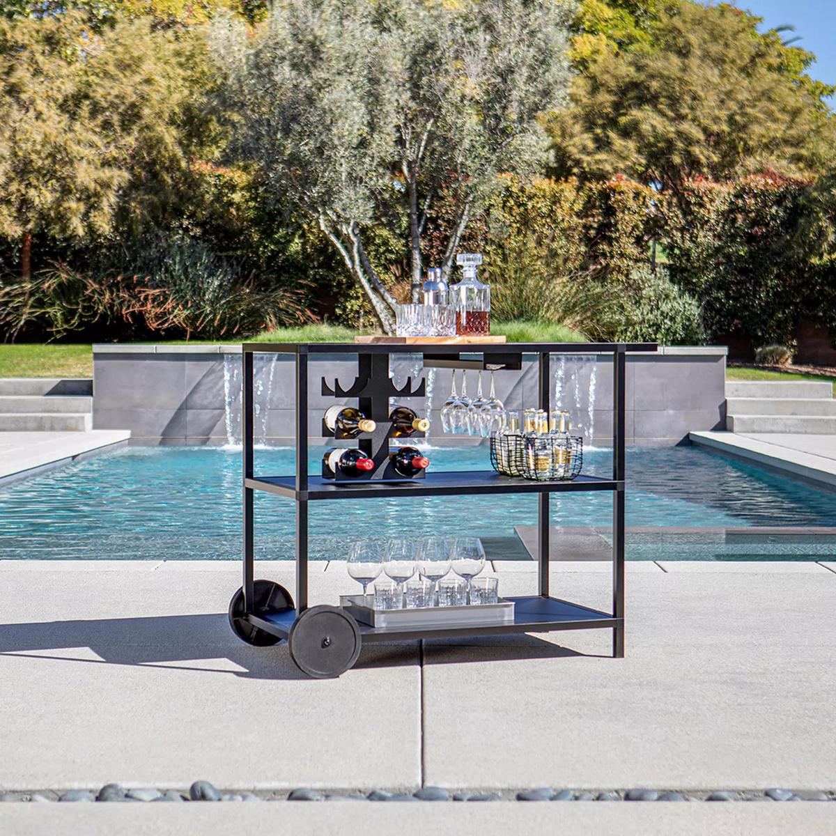 Veradek  Stainless Steel Outdoor Kitchen Series Bar Cart