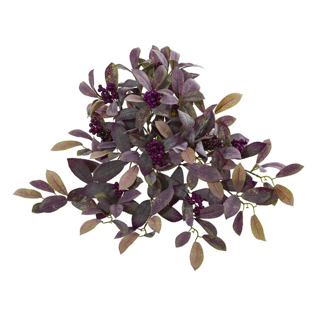 23 Fall Laurel Leaf with Berries Artificial Plant (Set of 3)