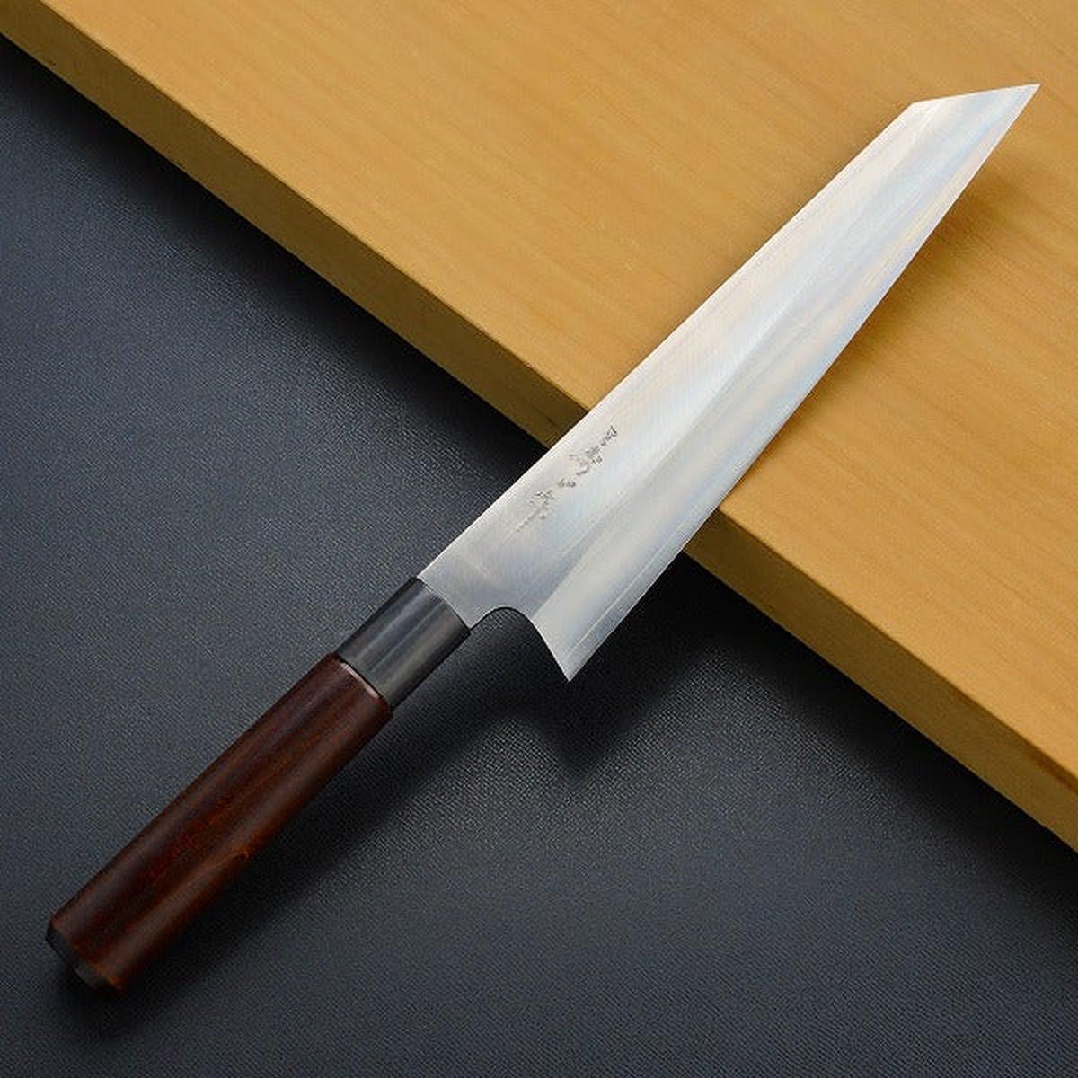 "MISUZU" Gyuto VG10 BRASS-KUCHIWA x URUSHI-HANDLE, 105mm210mm